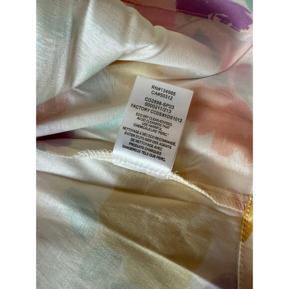 For Love & Lemons NWT Johannes Floral Mini Dress In Pastel Multicolor size Small - Picture 8 of 11